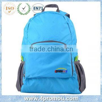 Foldable backpack & packable travel backpack in blue