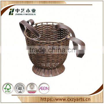 HOT SALE Decorative China Factory Hot Sale Furniture of Wicker Basket no Handles photo-2