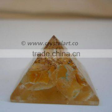 Yellow Aventurine Orgone Small Pyramid