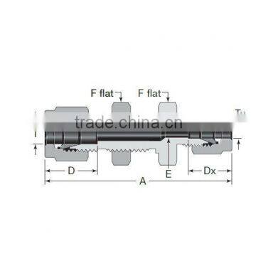 stainless steel bulkhead reducing union