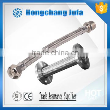 metallic thread flange joint flexible hose stainless steel ss304