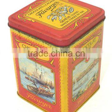 Chocolate Tin Can Packaging/Metal Tin Packaging/Candy Tin Can
