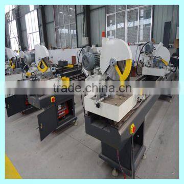 High quality plastic window profile cutting equipment with two head