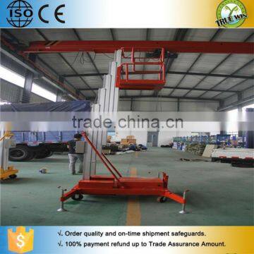 stable hydraulic electric construction basket lift