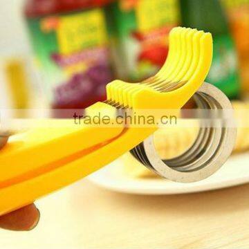 Fruit Ideal tools yellow banana slicer for kitchen collection