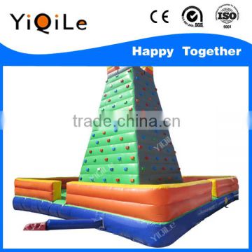 New products entertainment PVC inflatable climbing wall