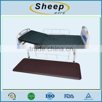 Fall hospital home beside safety mat