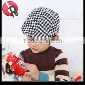 newsboy houndstooth baby cap