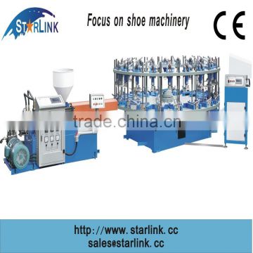 Wenzhou STARLINK TOP SALE Best Performance Creative Design Single color Rotary PVC shoe injection molding machine