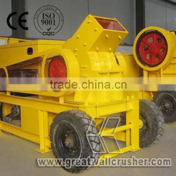 Low price mini mobile hammer crusher