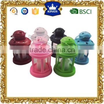 Colorful LED plastic glass lanterns