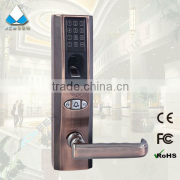 bronze fingerprint biometrics digital door lock