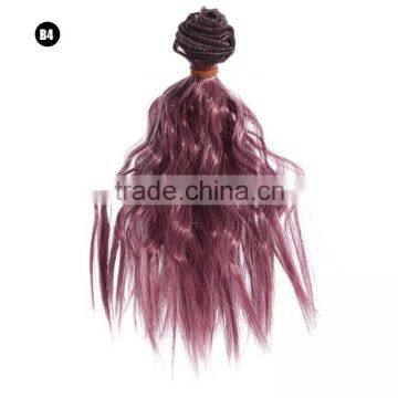 Yellow Short Wavy Hair Extension Hairpiece for Blythe Dolls photo-5