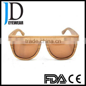 2016 Most Popular Custom OEM Flat Top Bulk buy Wooden Sunglasses