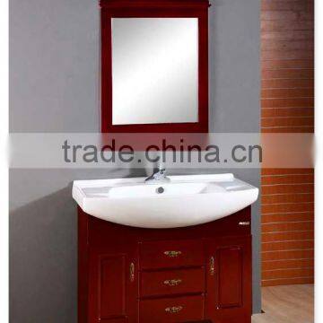 Floor-standing Wooden Bathroom Vanity for Sale photo-5