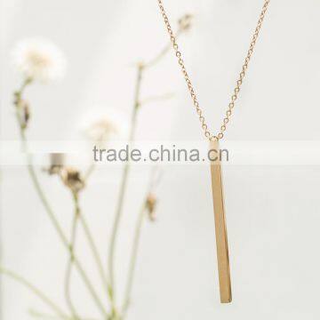 Best Selling Products Custom Long Bar Pendant for Girls