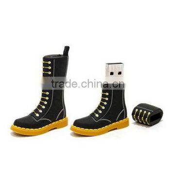 32GB Soft PVC shoes shaped usb flash drive gift 100% real capacity usb flash disk memory USB 2.0 with key chain
