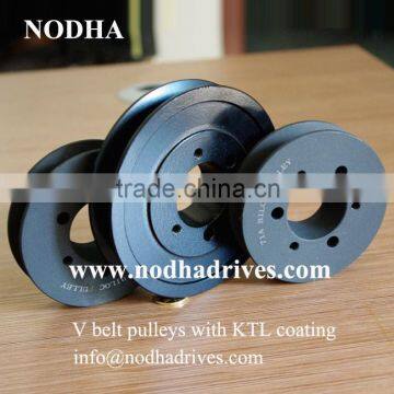 V belt pulley with KTL coating Mi lock type