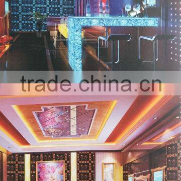 Hotel KTV Wallcovering 1.37m (137cm) 54" Inch Fabric Back Wallpaper ZLG-1280