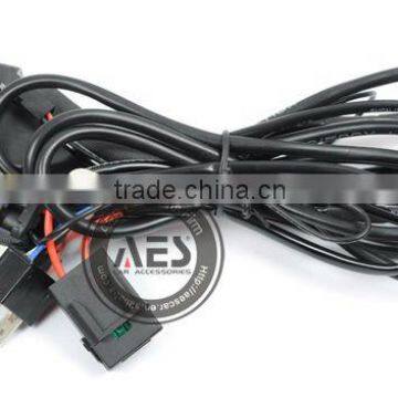 Automotive hid H4 wire harness for car projector lamp