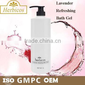 Lavender Refreshing Bath Shower Gel/Hydrating Liquid Body Wash 1000ml