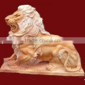 marble stone lion sculpture