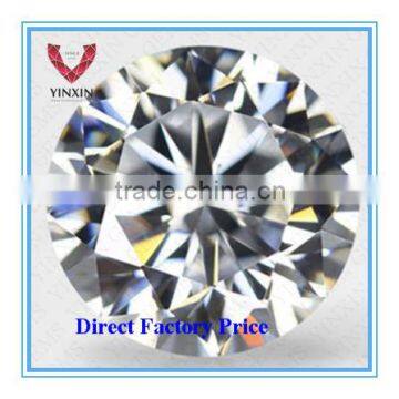 6.0mm White Color Round Shape Cubic Zirconia Fashion in Stock Factory