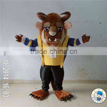 2016 New Beauty and the Beast mascot costume for adult