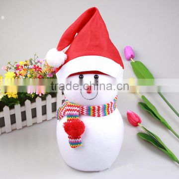 Hot sale 28*35cm size non-woven fabric christmas hats for adults