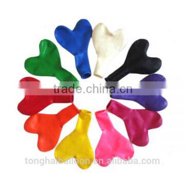 Factory price heart shaped latex balloon for sale/heart balloons for party decoration