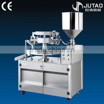 Automatic code aligning aluminum tube filling and sealing machine