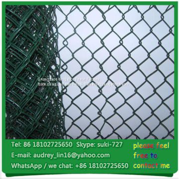 Cheap silver galvanized yard fence chain link wire mesh philippines