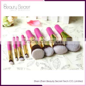 Complete 8 pcs synthetic hair makeup for you brush set