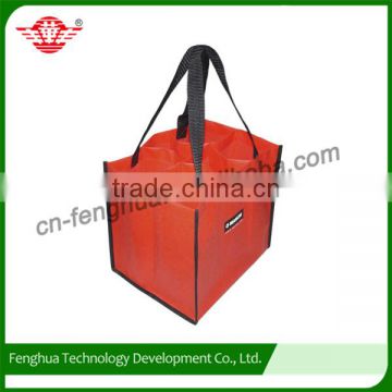 Customized widely used bulk reusable wine tote bags