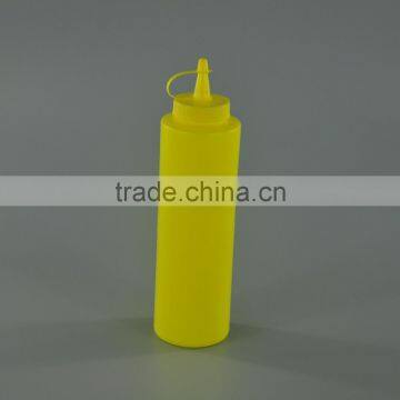 Hot sell plastic ketchup bottle or Sauce cruet with pipefish bottle