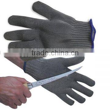 In stock Gray cut resistant fishing fillet gloves