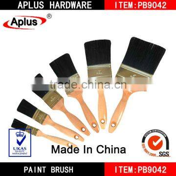 gold ferrule paint brush synthetic filament fiber brush