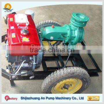 End Suction Irrigation Water Pump with Trailer