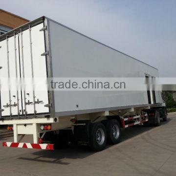 2015 hot-sale 2axles refrigerated van semi trailer/3 axles refrigerator freezer truck