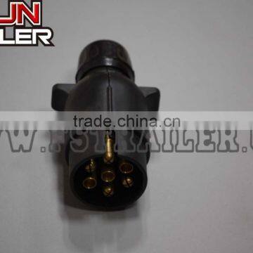7 Pin Round Plug and 7 Pin Flat Plug for Sale photo-3