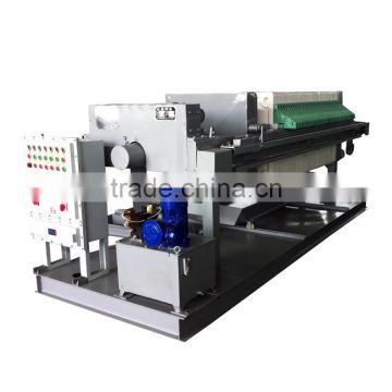 Supply plate and frame type sludge filter press, filter press