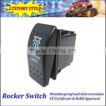 DC 12-24V Waterproof Carling Rocker Switch For Snowmobile