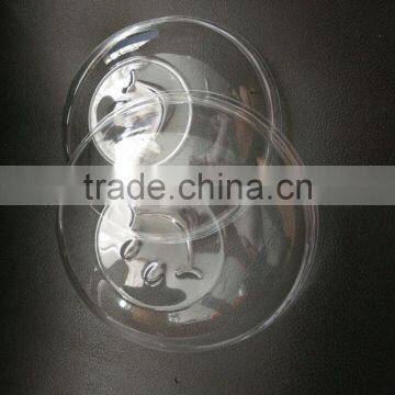 Disposable Clear Plastic Dome Lid for Paper Bowl, 14*14*4.5cm photo-2