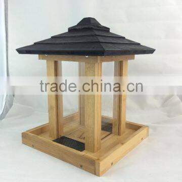 Wooden Bird Feeder in Factory /Gazebo Pet Feeder photo-4