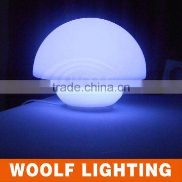 Home Decoration Plastic Case LED Mushroom Table Lighting