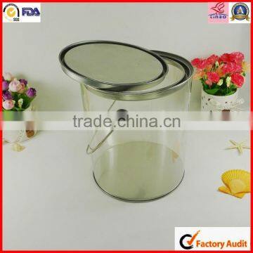 Tin Lid Round Pvc Clear Plastic Box With Lids photo-2