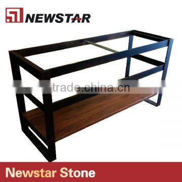 Newstar Hotel Project Corner Hanging Metal Bathroom Vanity Base photo-3
