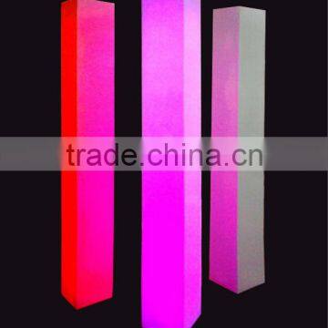 3D color changing illuminated wireless led column/pillar