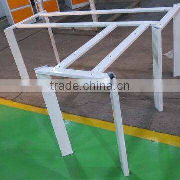 Knock Down L-shape Office Workstation Conference Table Computer Laptop Desk photo-2