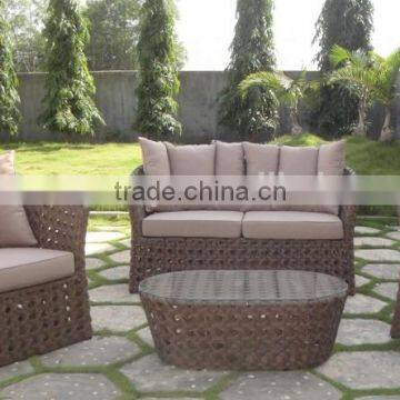 Outdoor rattan sofa set